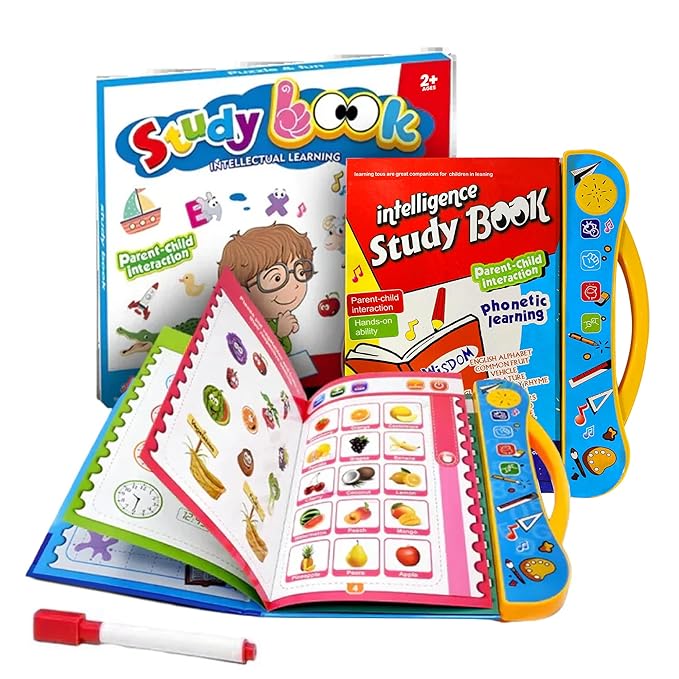 Study Book Electronic Educational Musical Phonetic Learning Interactive
