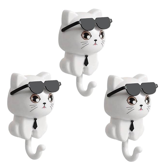 Lovely Cat Hook 1 Pic ( Multi Color )