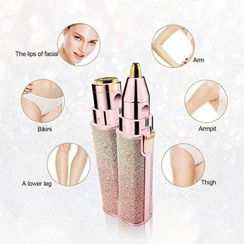 2 IN 1 Electric Eyebrows Trimmer And Women's Face Hair Remover