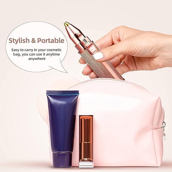 2 IN 1 Electric Eyebrows Trimmer And Women's Face Hair Remover